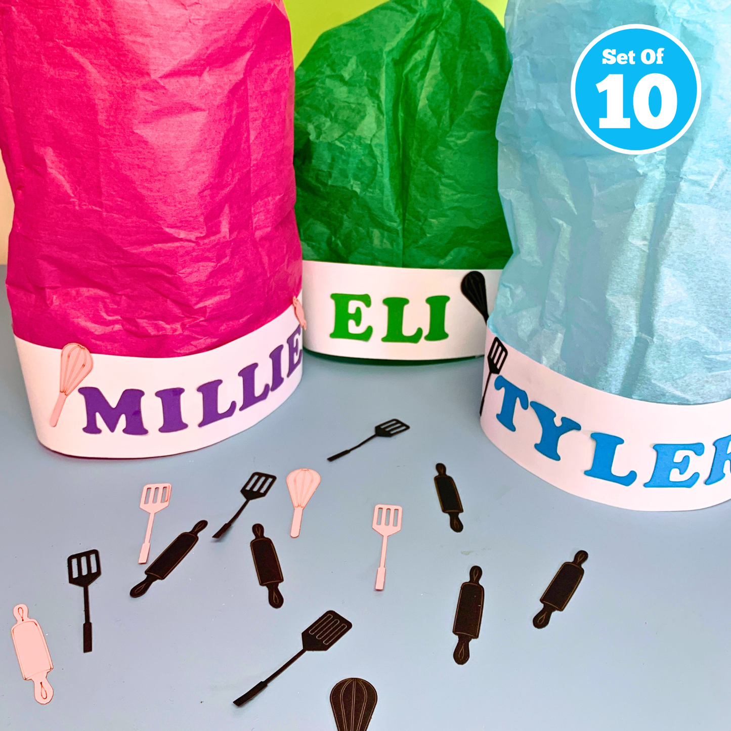 Set of 10 - Chef's Hat