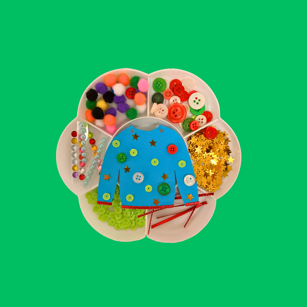 100 Christmas Jumper Garland Box