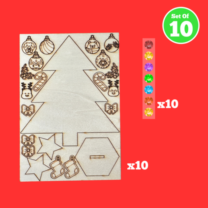 Set of 10 - Build your own Christmas Tree