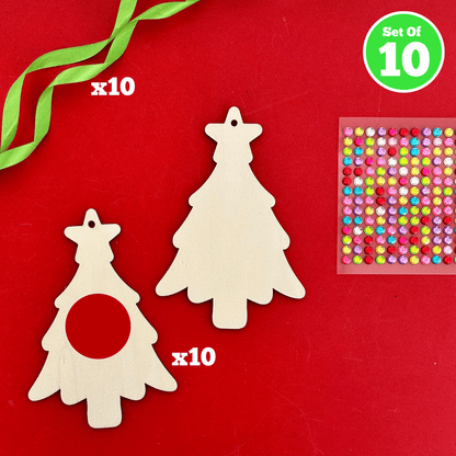 Set of 10 - Christmas Tree Photo Frame