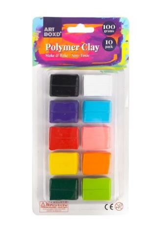 100G POLYMER CLAY ASST