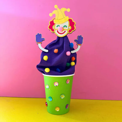 Set of 10 - Clown Puppet