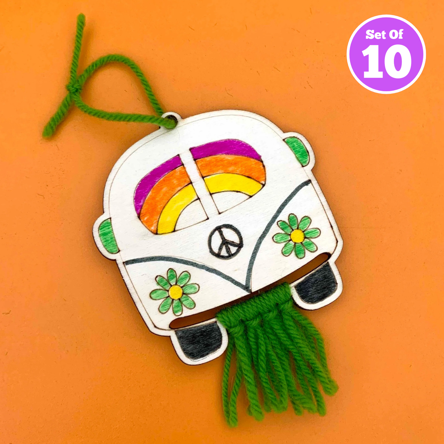 Set of 10 - Boho Combi Van