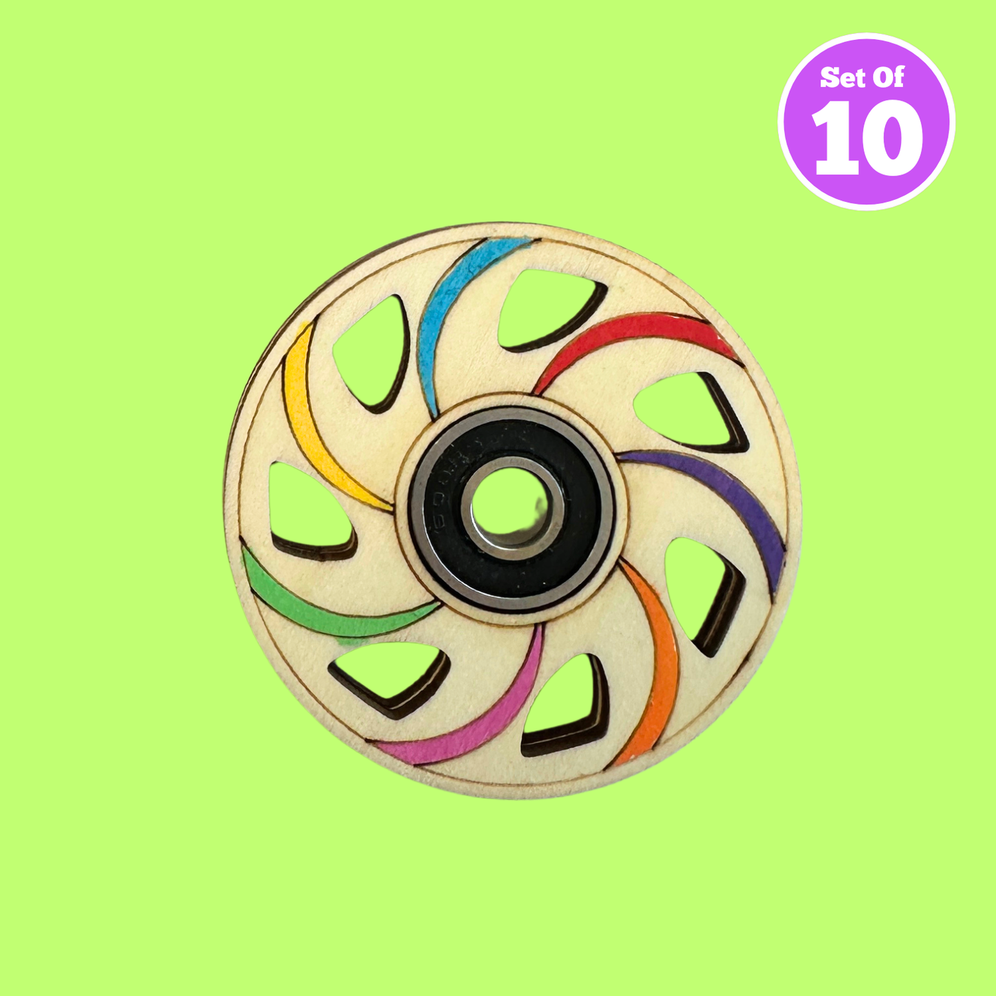 Set of 10 - DIY Fidget Spinner