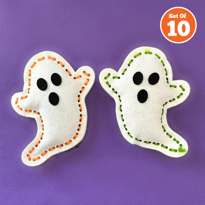 Set of 10 - Ghost Plushie