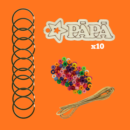 Set of 10 - Pāpā Keyring