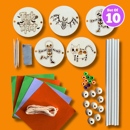 Set of 10 - Halloween Spin Drum