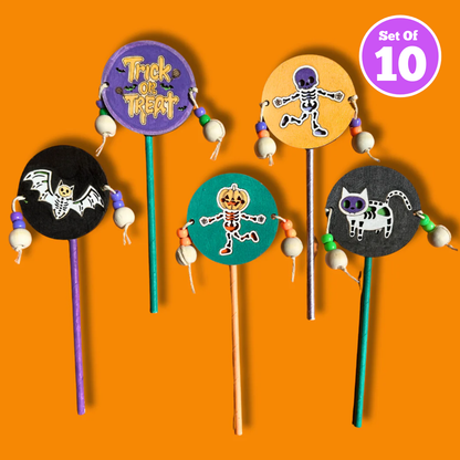 Set of 10 - Halloween Spin Drum
