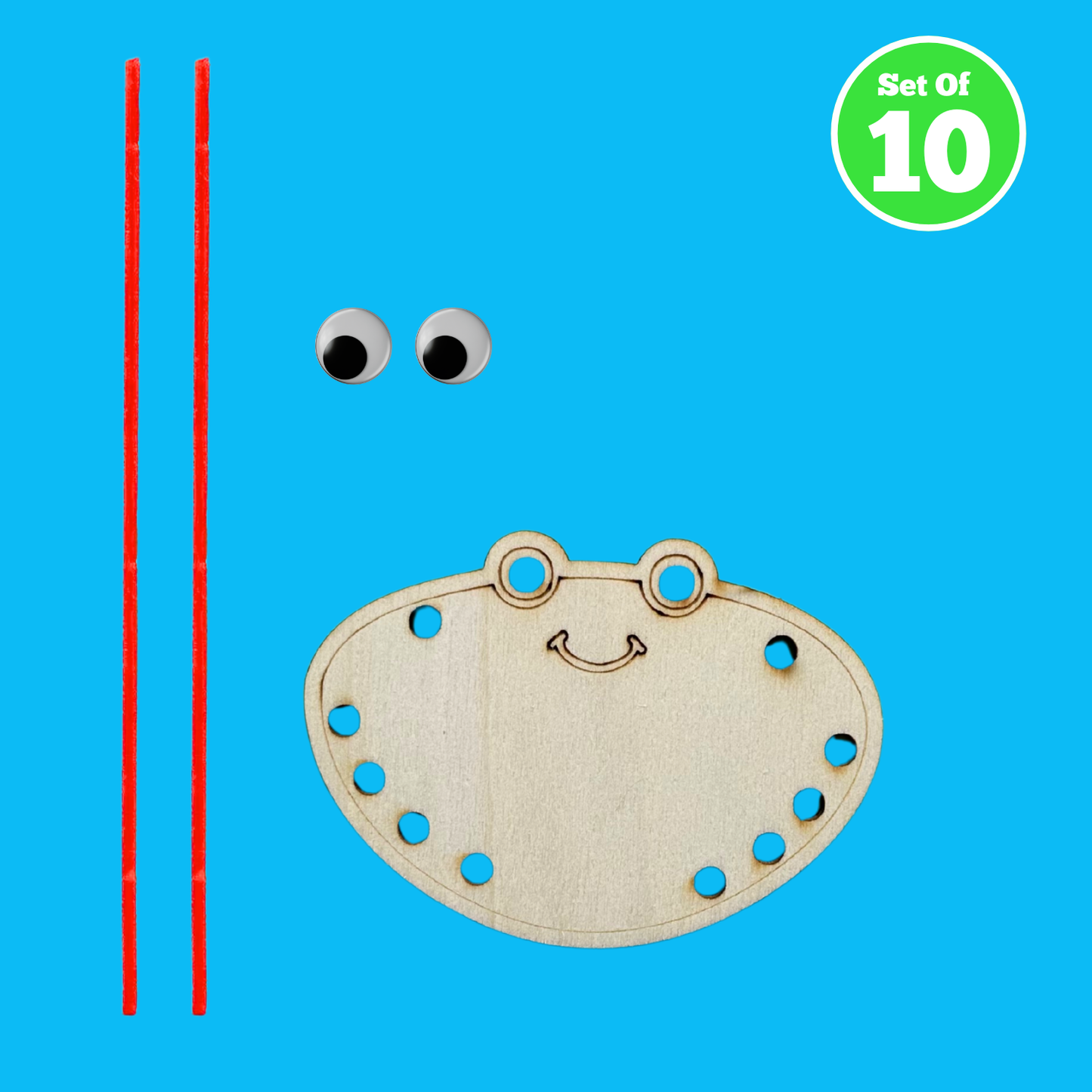 Set of 10 - Crab