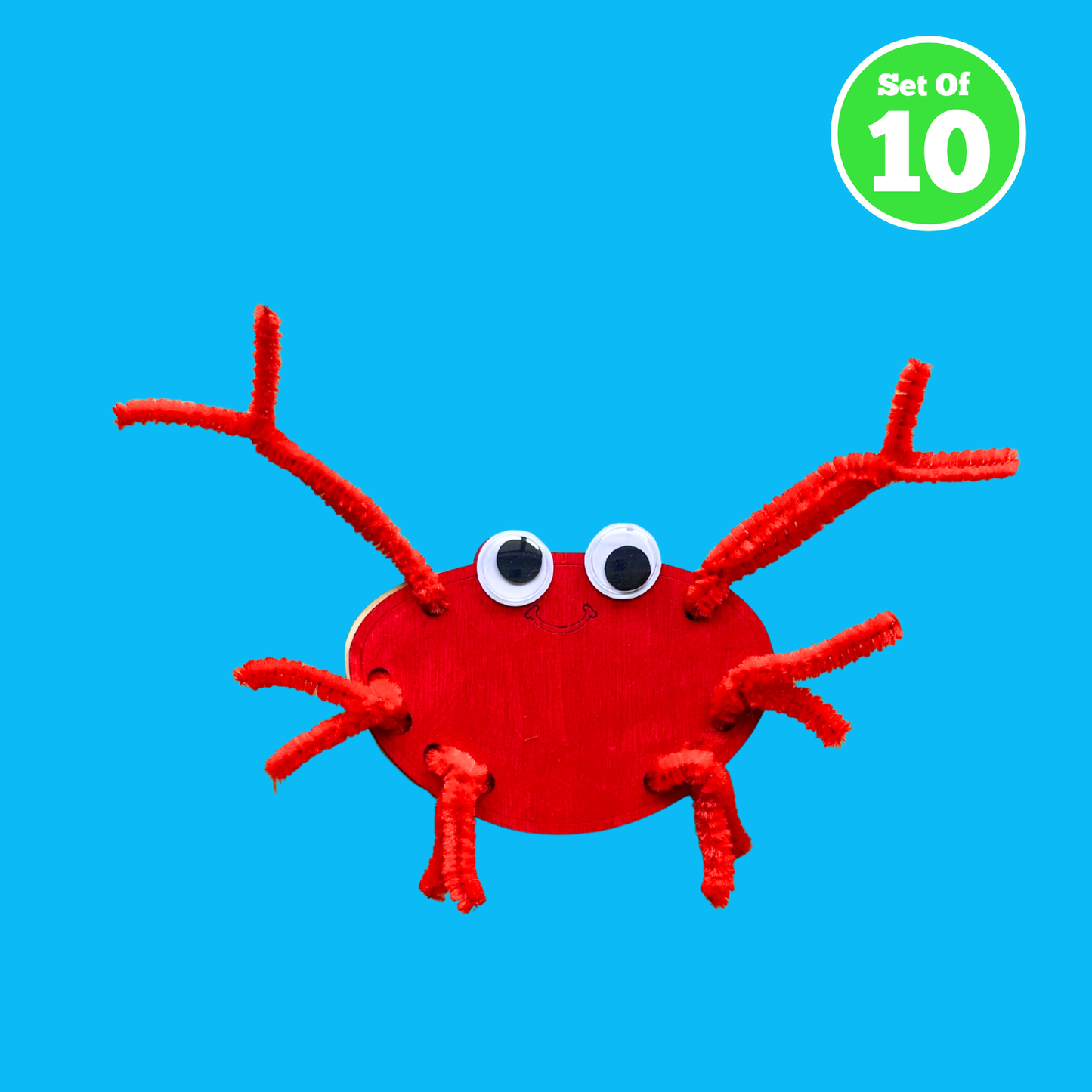 Set of 10 - Crab