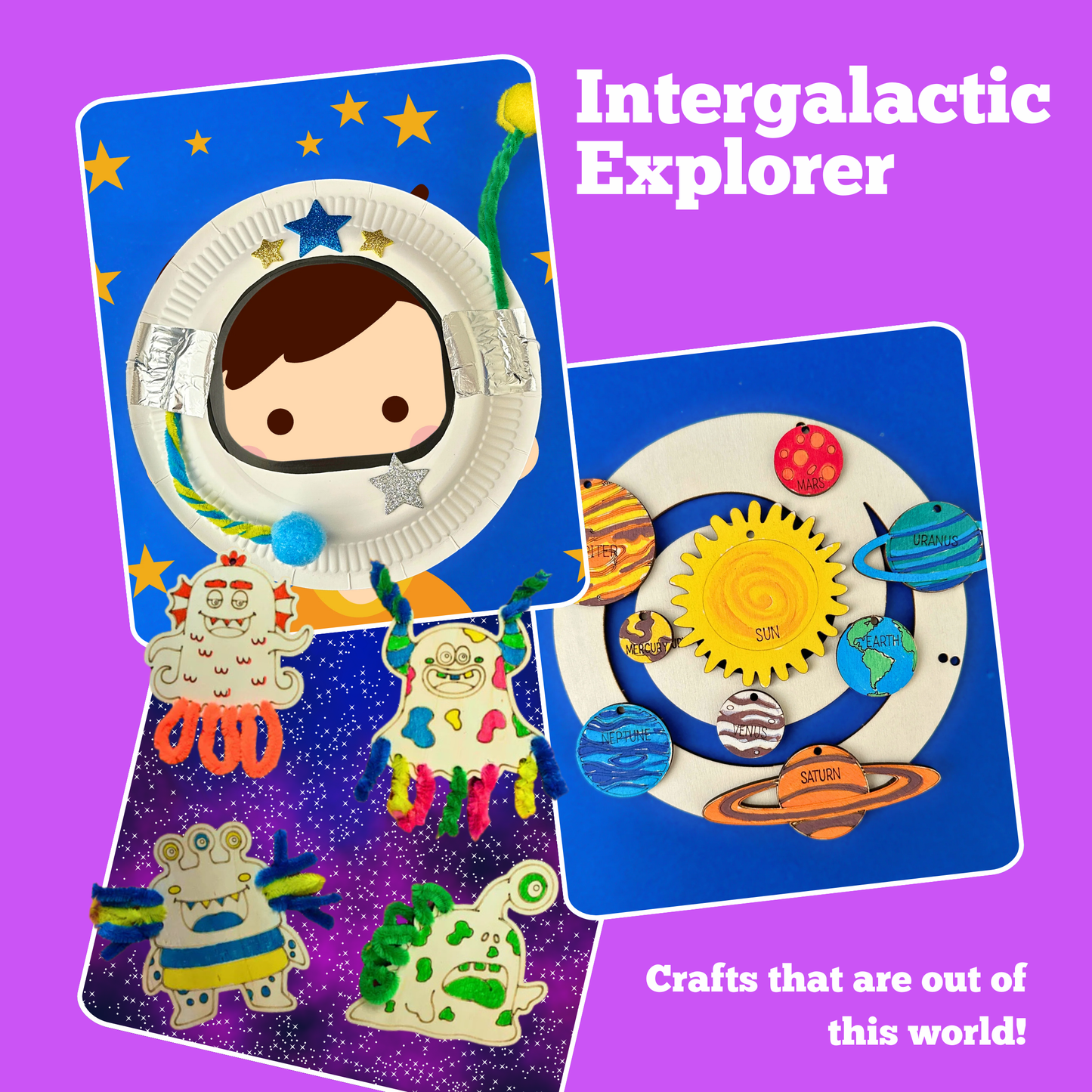 Intergalactic space Craft & Play Discovery Box