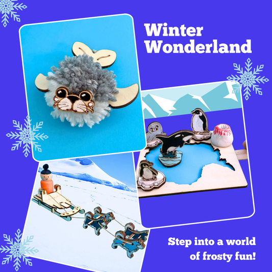 Winter Wonderland Craft & Play Discovery Box