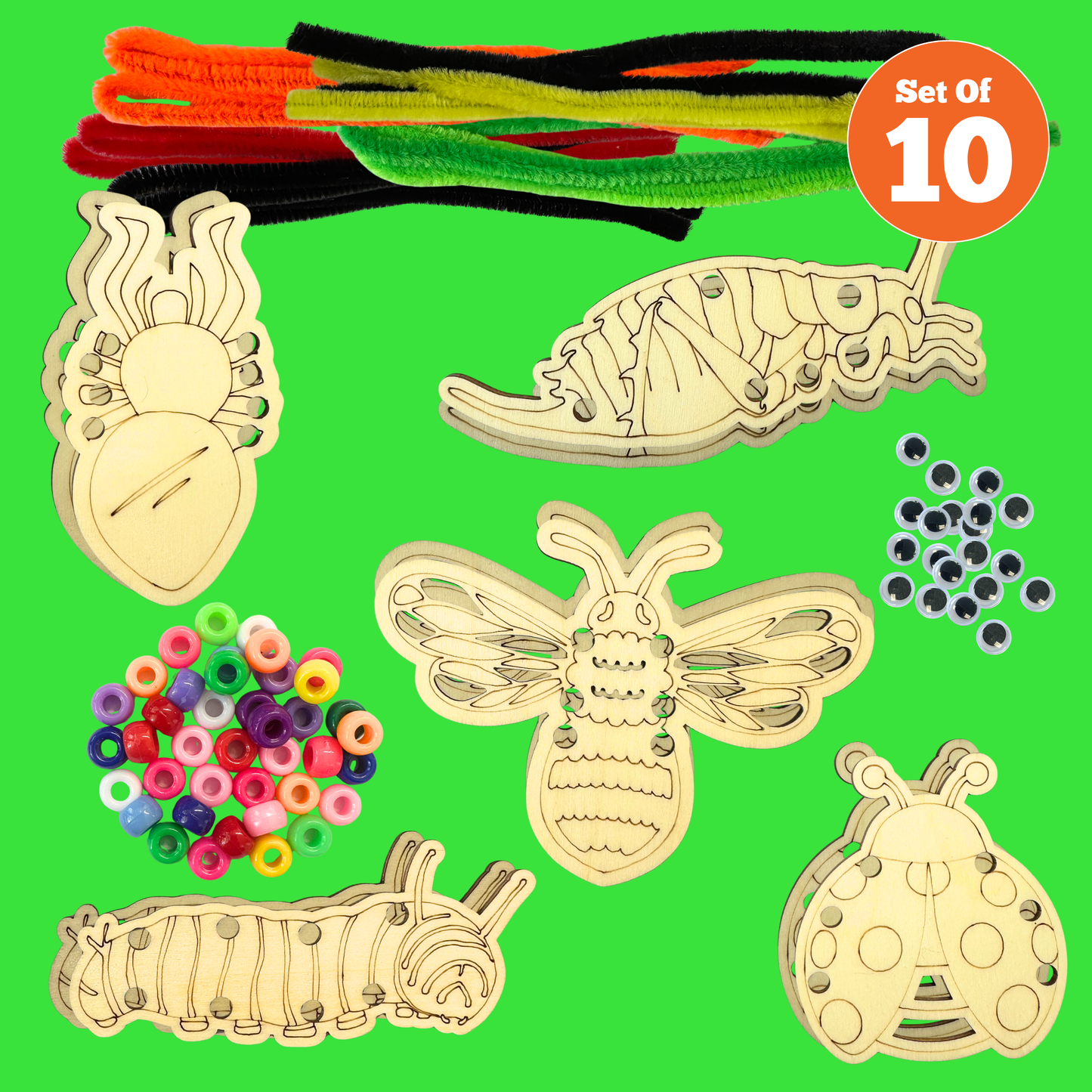 Set of 10 - NZ Critter Bugs