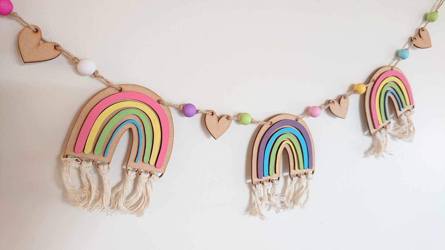 rainbow garland