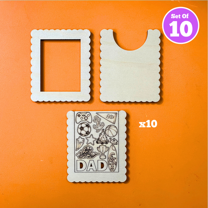 Set of 10 - Dad Photo Frame