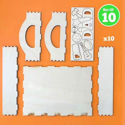 Set of 10 - Dad Tray