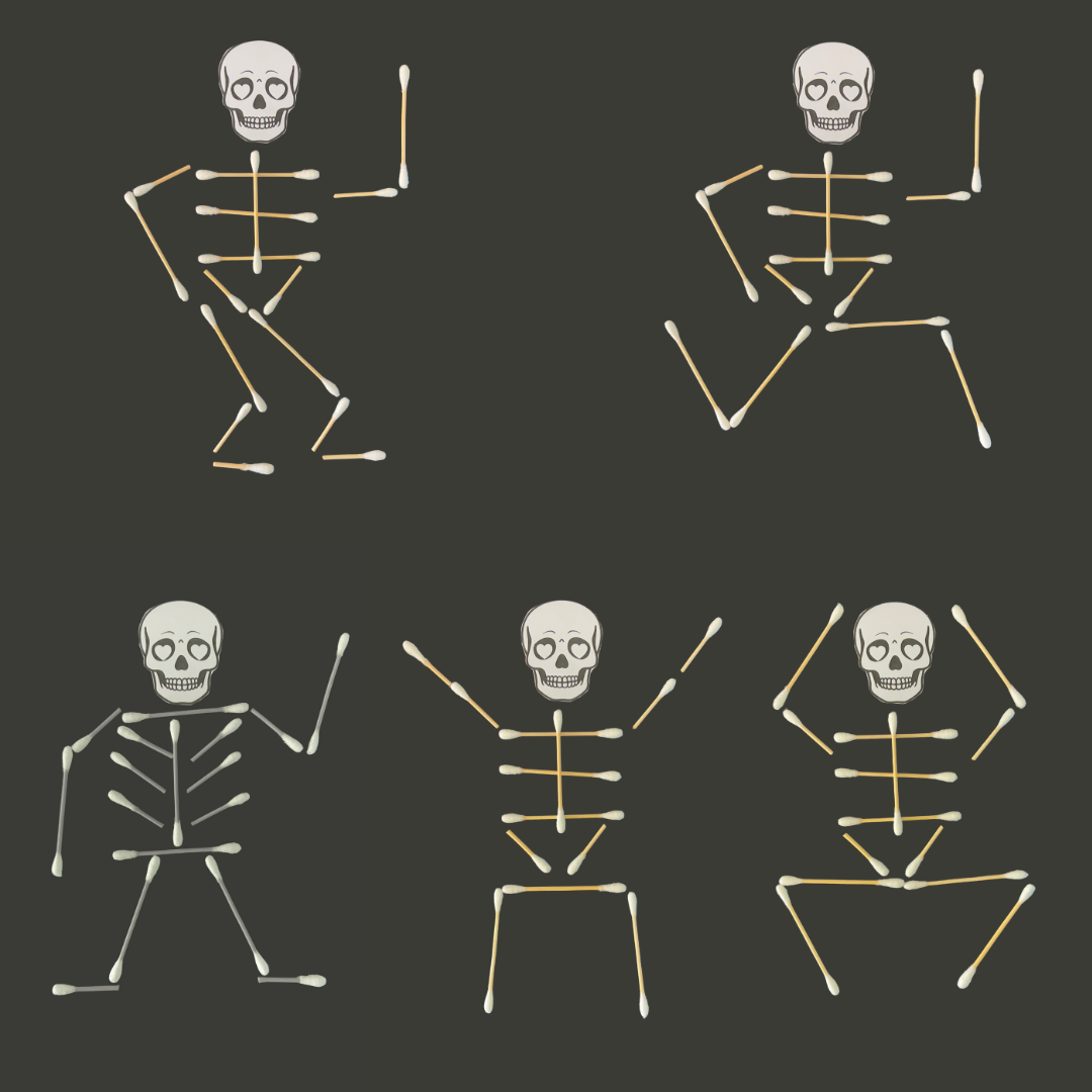 Dancing Skeleton Printable