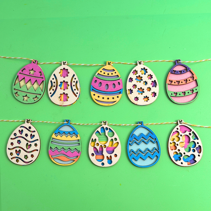 Set of 10 - Decorative Eggs