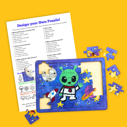 Set of 10 - Design Your Own Jigsaw Puzzle
