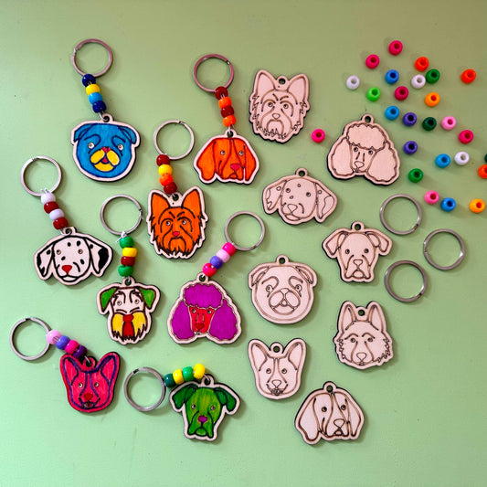 Dog Key Rings DIY Craft