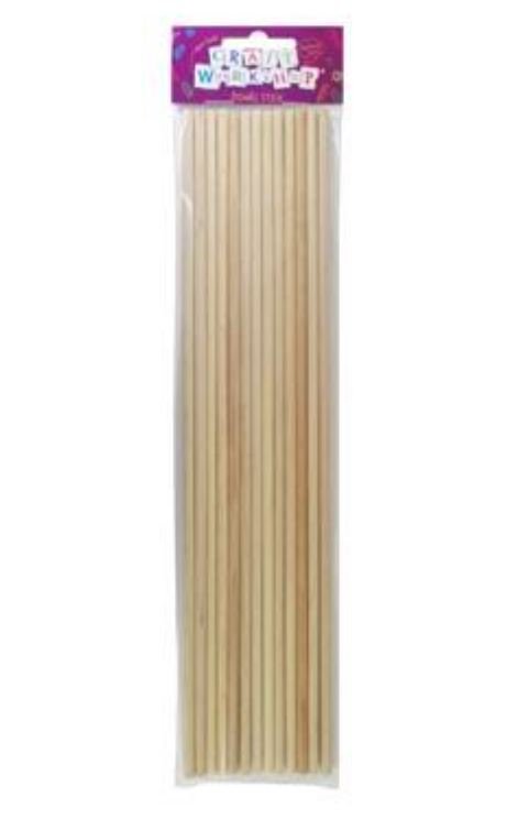 Dowel Stick 5mm 12pc