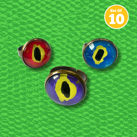 Set of 10 - Dragon's Eye Ring