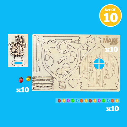 Set of 10 -  Dragon's Den Door