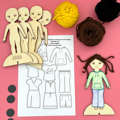 Dress Up Mum Craft Mother's Day