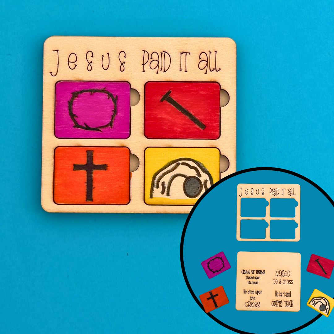Set of 10 - Easter Story Puzzle
