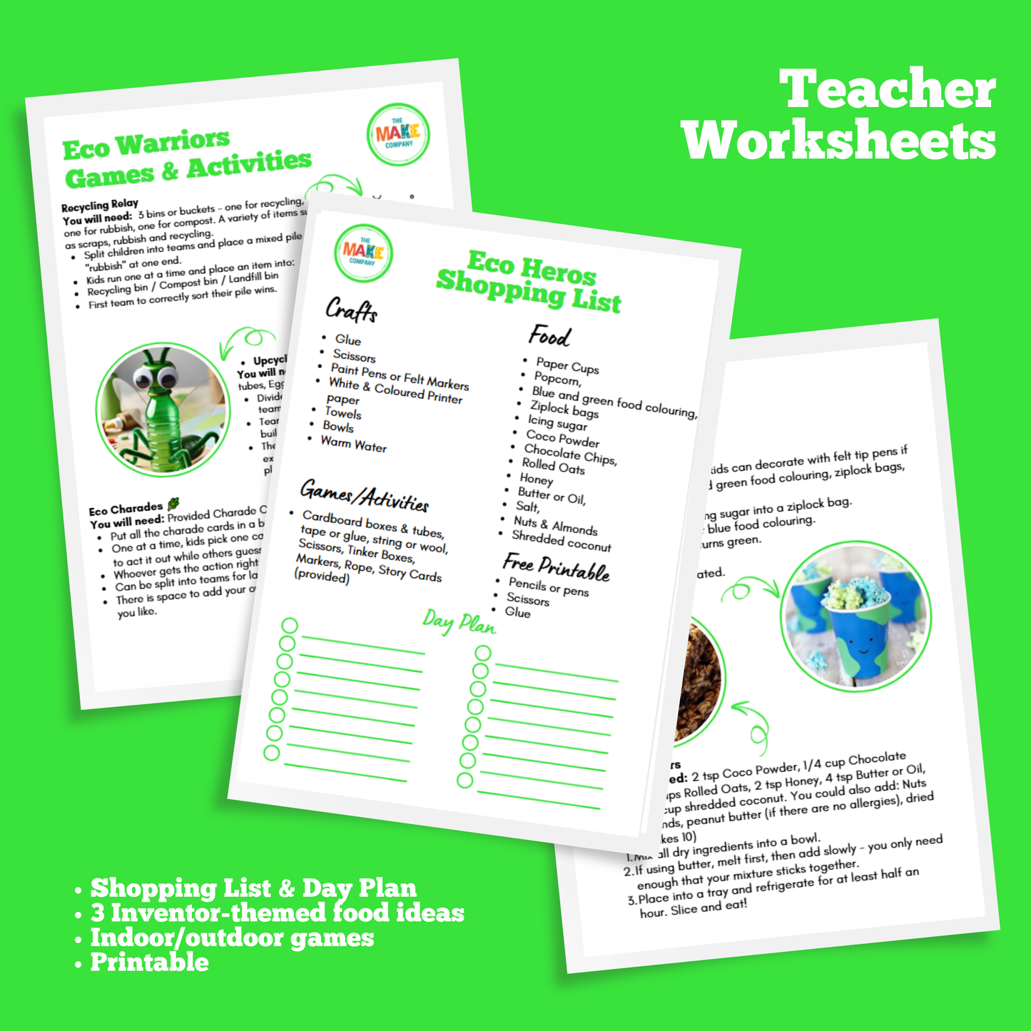 Eco Heroes Full Day Group Activity Pack