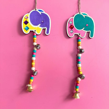 Set of 10 - Elephant Windchime