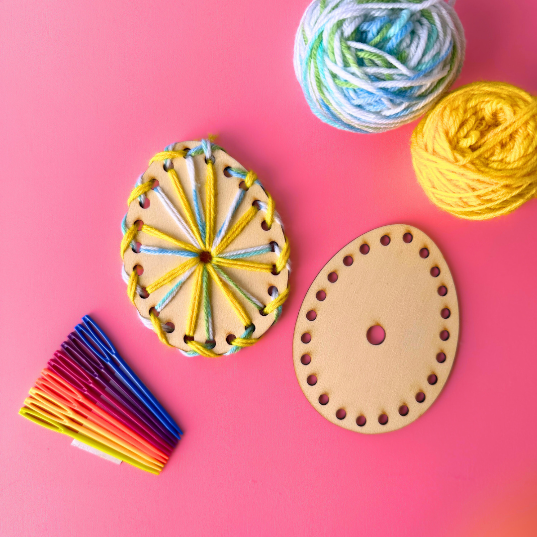 Egg Threading Activity Using Paper Set of 10 - Woven Threading Egg – The Make Company