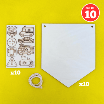 Set of 10 - Emergency Board