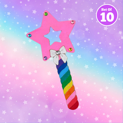 Set of 10 - Fairy Star Wand