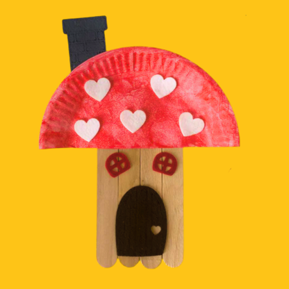 Set of 10 - Fairy Toadstool House