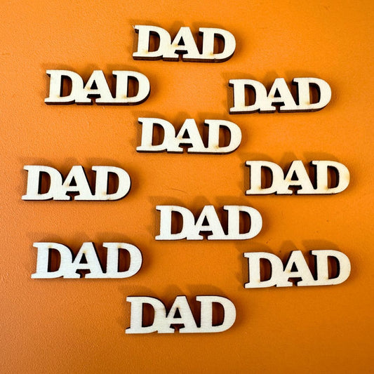 Fathers Day DAD Wood Letters