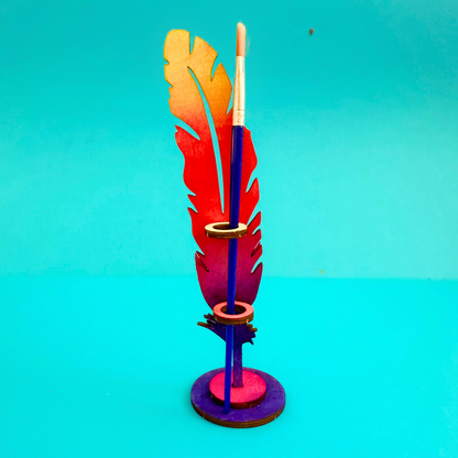 Feather Pencil Holder