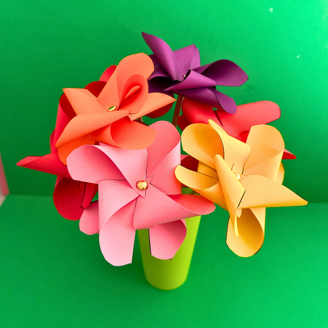 Flower Pinwheel Printable – The Make Company