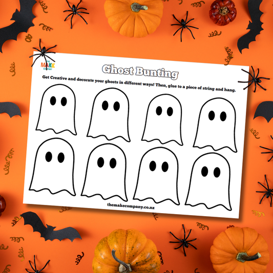 Ghost Bunting Decorations - Free Printable