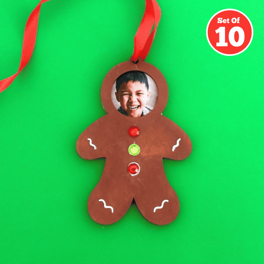 Setof 10 - Gingerbread Man Photo Frame