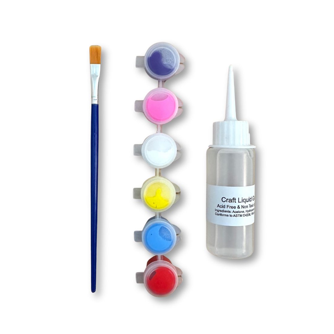 Paint Glue & Brush Set