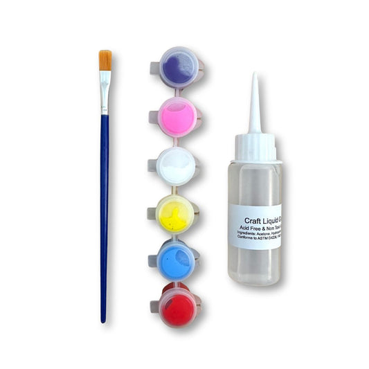 Paint Glue & Brush Set