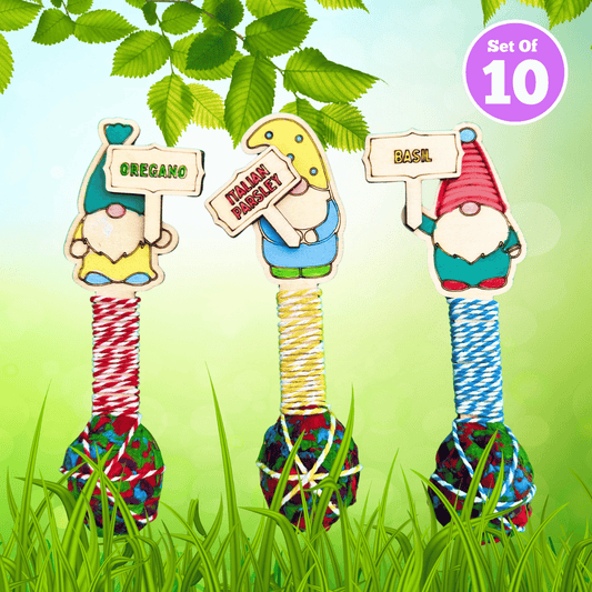 Set of 10 - Gnome Pizza Seed Bombs