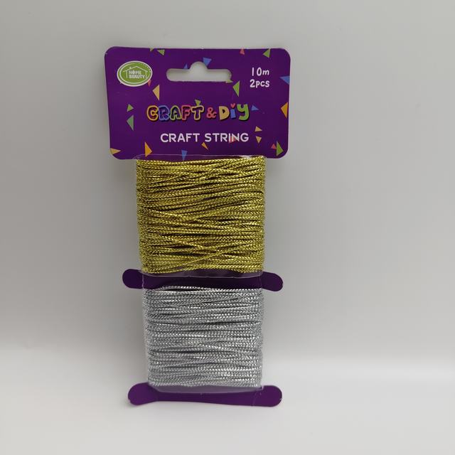 Gold Printable String Gold & Silver Craft 1mm String – The Make Company