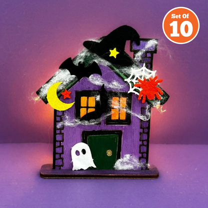 Set of 10 - Halloween Haunted House