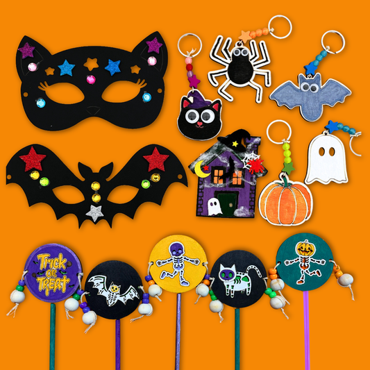 Bulk Halloween 100 Crafts Box