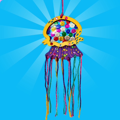 Set of 10 - Hanging Jellyfish