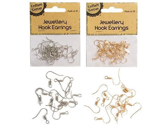 Hook Earrings 25 pack