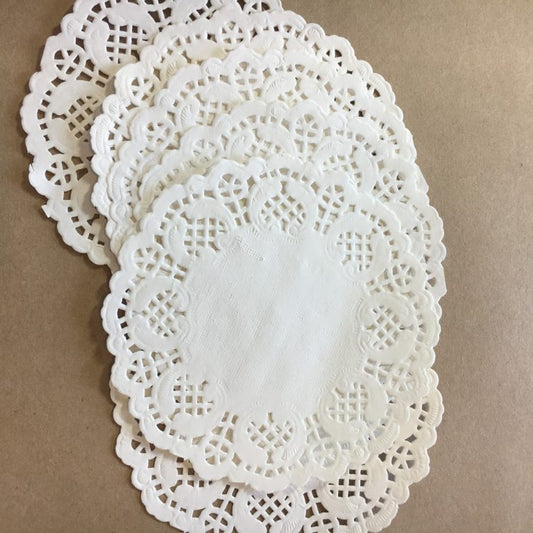 White Paper Doilies 60pcs