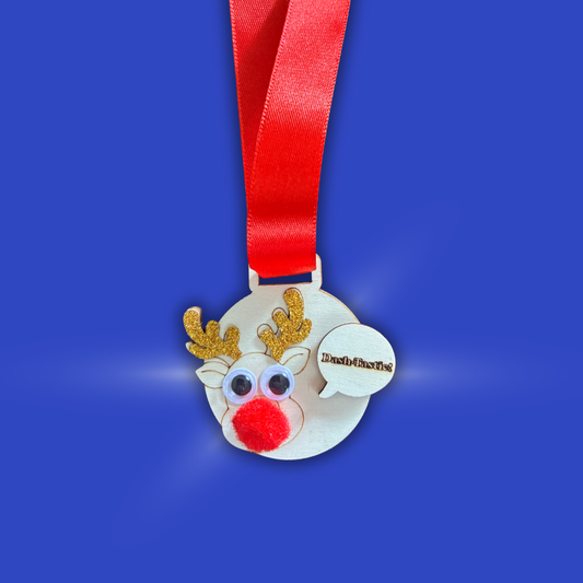 Set of 10 Reindeer Medals